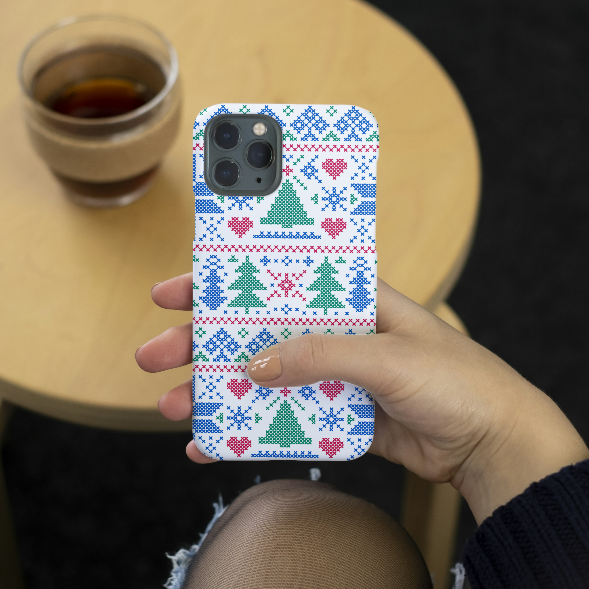 Holiday Threads iPhone Case